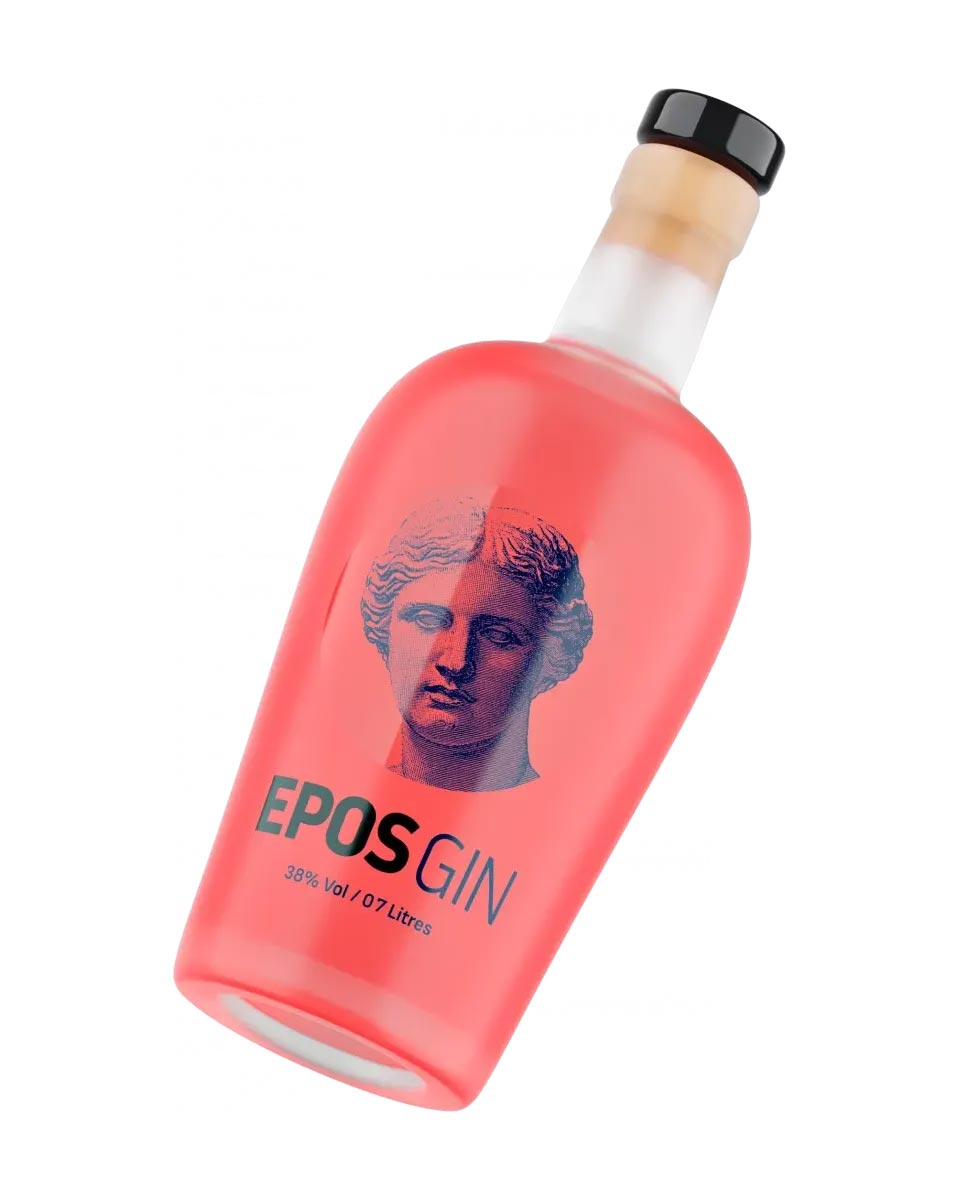 EPOS Gin Label Design. NO IDEA. Branding Graphic Design Agency