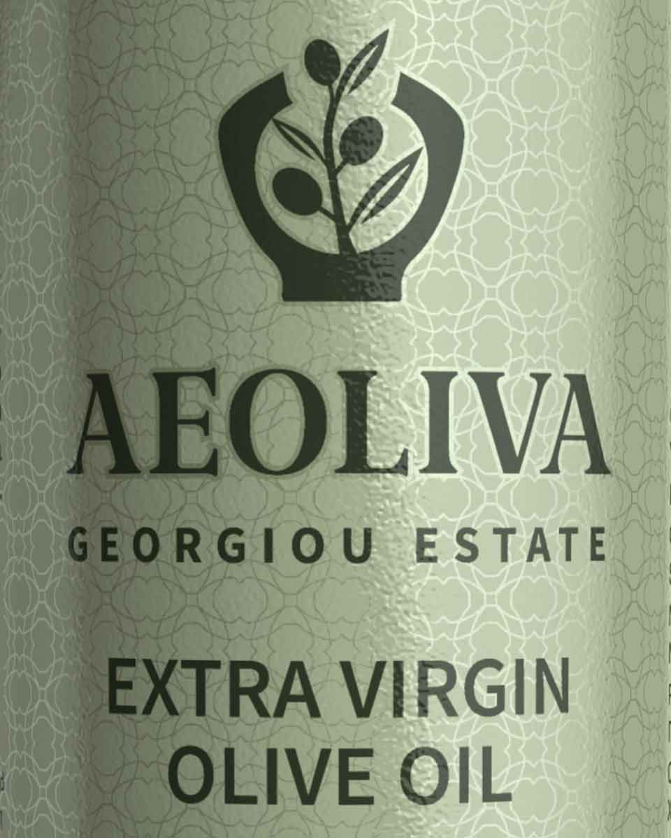 Olive oil adhesive label design. NO IDEA. Branding Graphic Design Agency