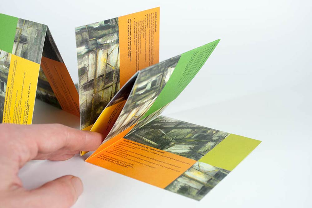 Rehabilitation center brochure design with special print finishes. NO IDEA. Branding Graphic Design Agency.