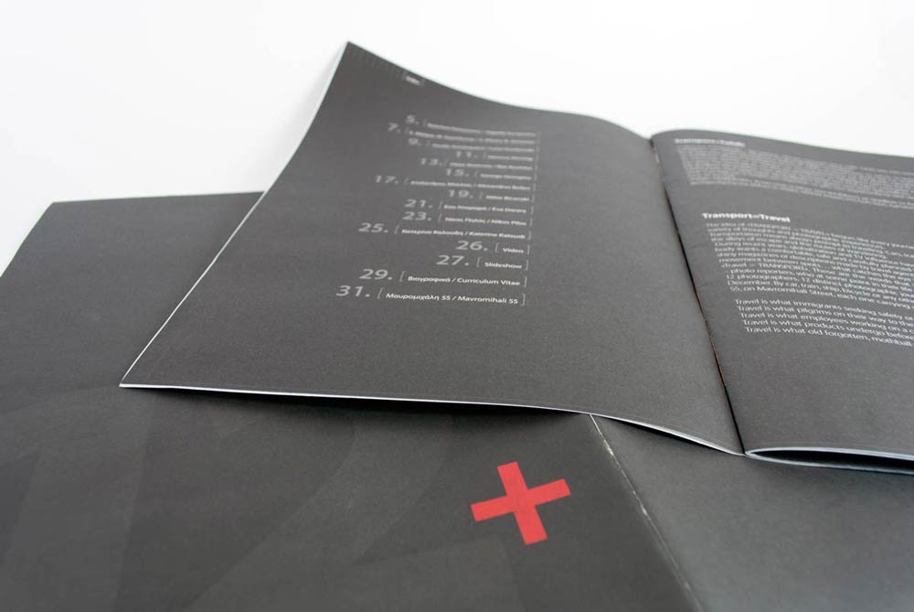 Minimalist exhibition catalogue design with artistic layout for photography showcase. NO IDEA. Branding Graphic Design Agency.