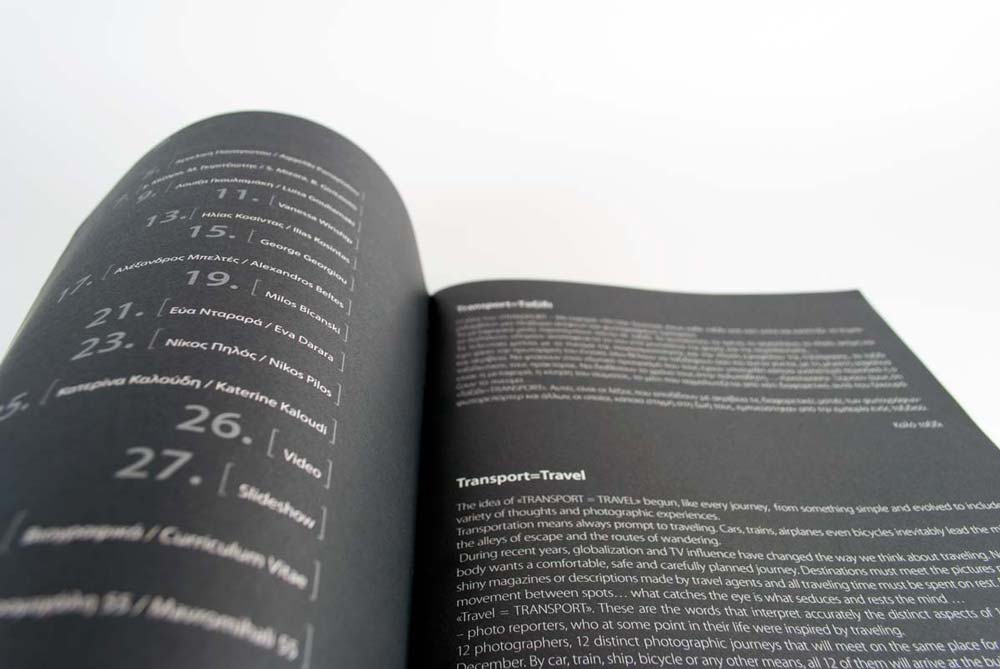 Modern typography in photography exhibition program design with elegant layout. NO IDEA. Branding Graphic Design Agency.