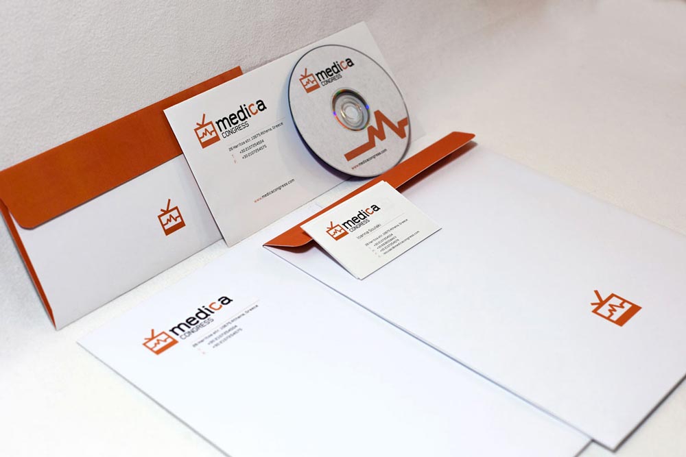 Medical conference logo and brand manual showcasing professional identity for scientific gatherings. NO IDEA. Branding Graphic Design Agency.