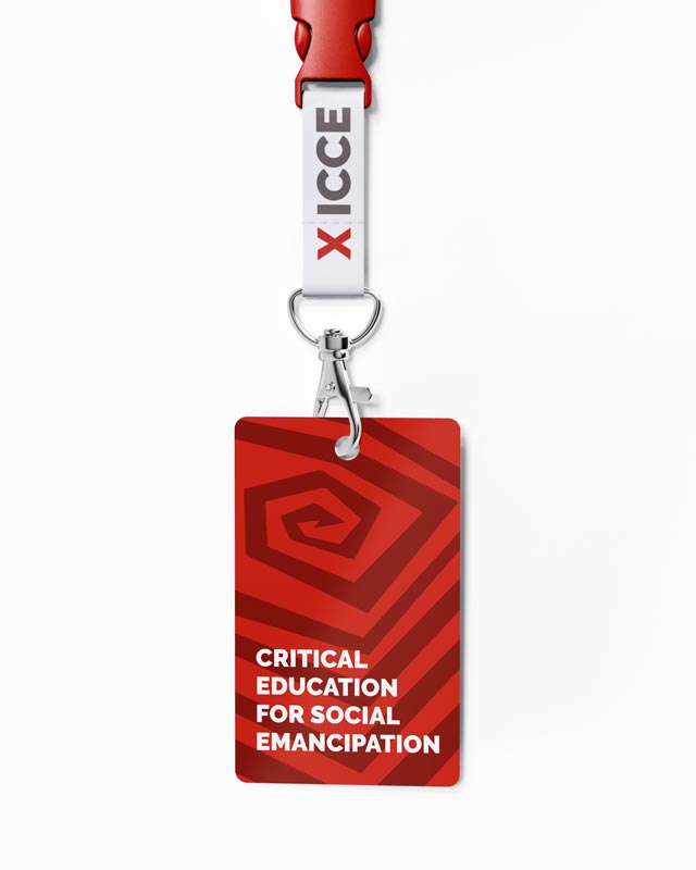 Conference Lanyard id Badge Design. NO IDEA. Branding Graphic Design Agency