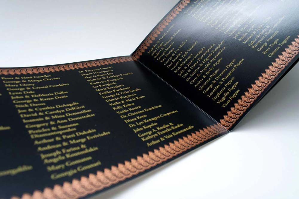 Professional concert program design for cultural music performance. NO IDEA. Branding Graphic Design Agency.