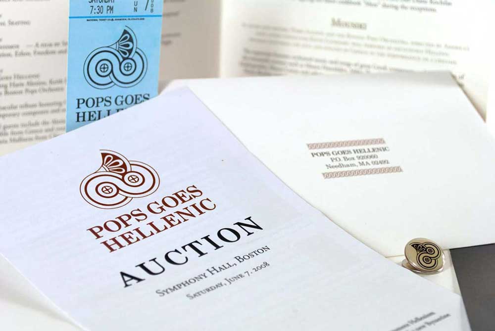 Printed promotional materials and collateral for music event branding. NO IDEA. Branding Graphic Design Agency.