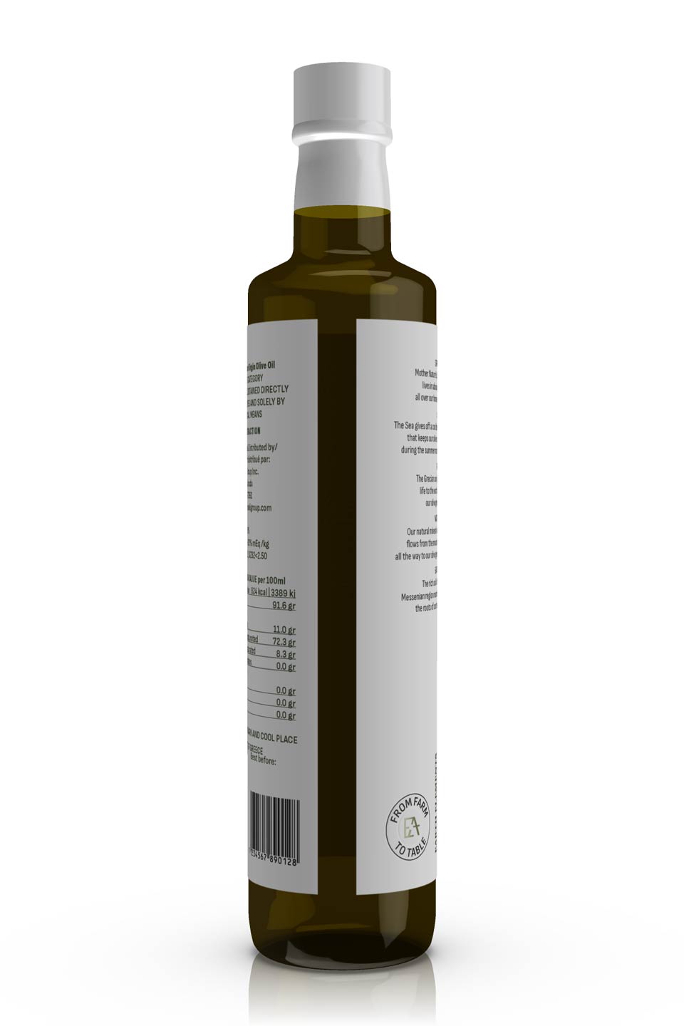 Comprehensive packaging identity for export olive oil with contemporary branding elements. NO IDEA. Branding Graphic Design Agency.