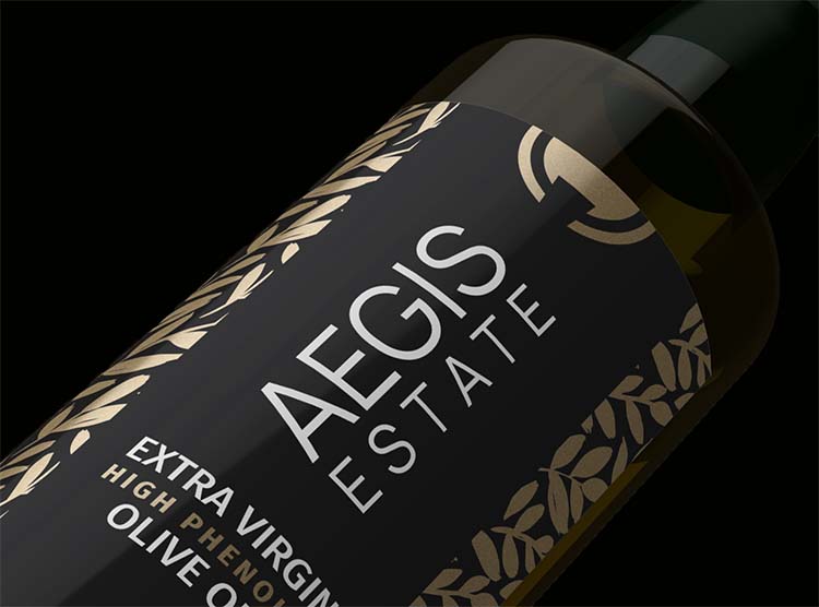 Custom Extra Virgin Olive Oil Label | NO IDEA ®