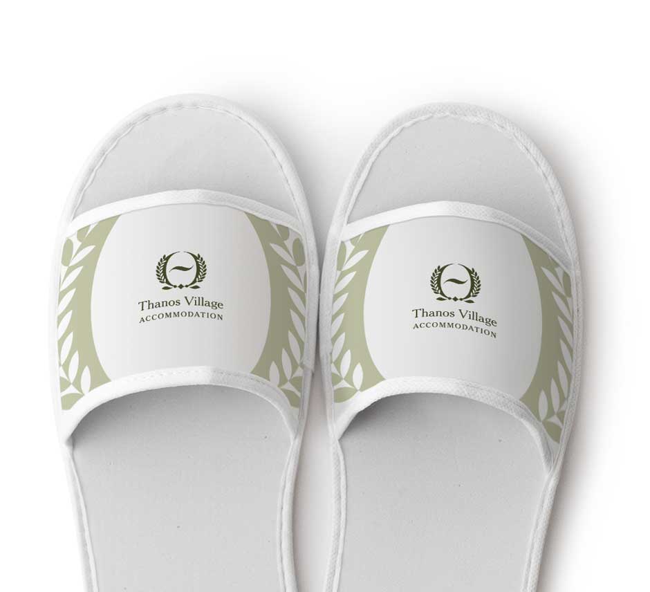 Complete amenities collection with consistent application of tourist accommodation brand identity. NO IDEA. Branding Graphic Design Agency.