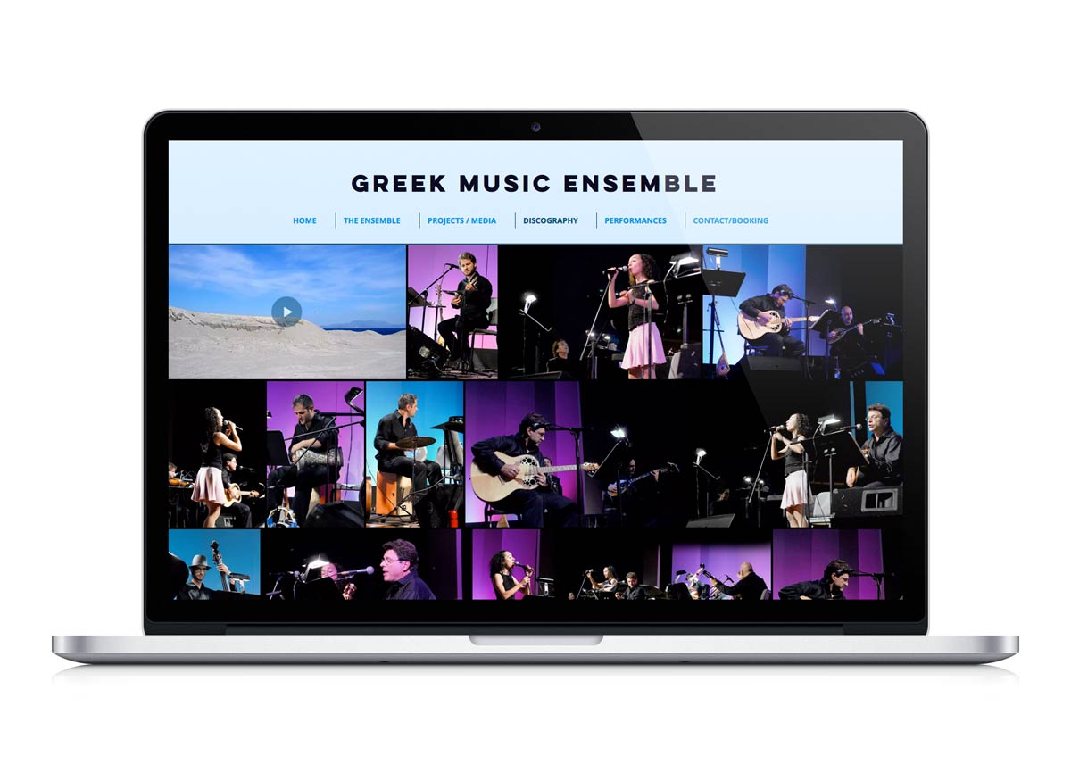 Visual gallery interface design for music website with impressive multimedia content display. NO IDEA. Branding Graphic Design Agency.