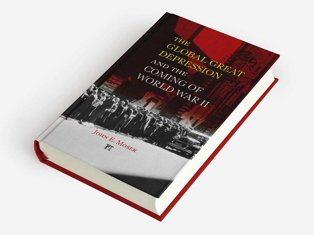 The Global Great Dipression. John E. Moser. NO IDEA. Branding Graphic Design Agency