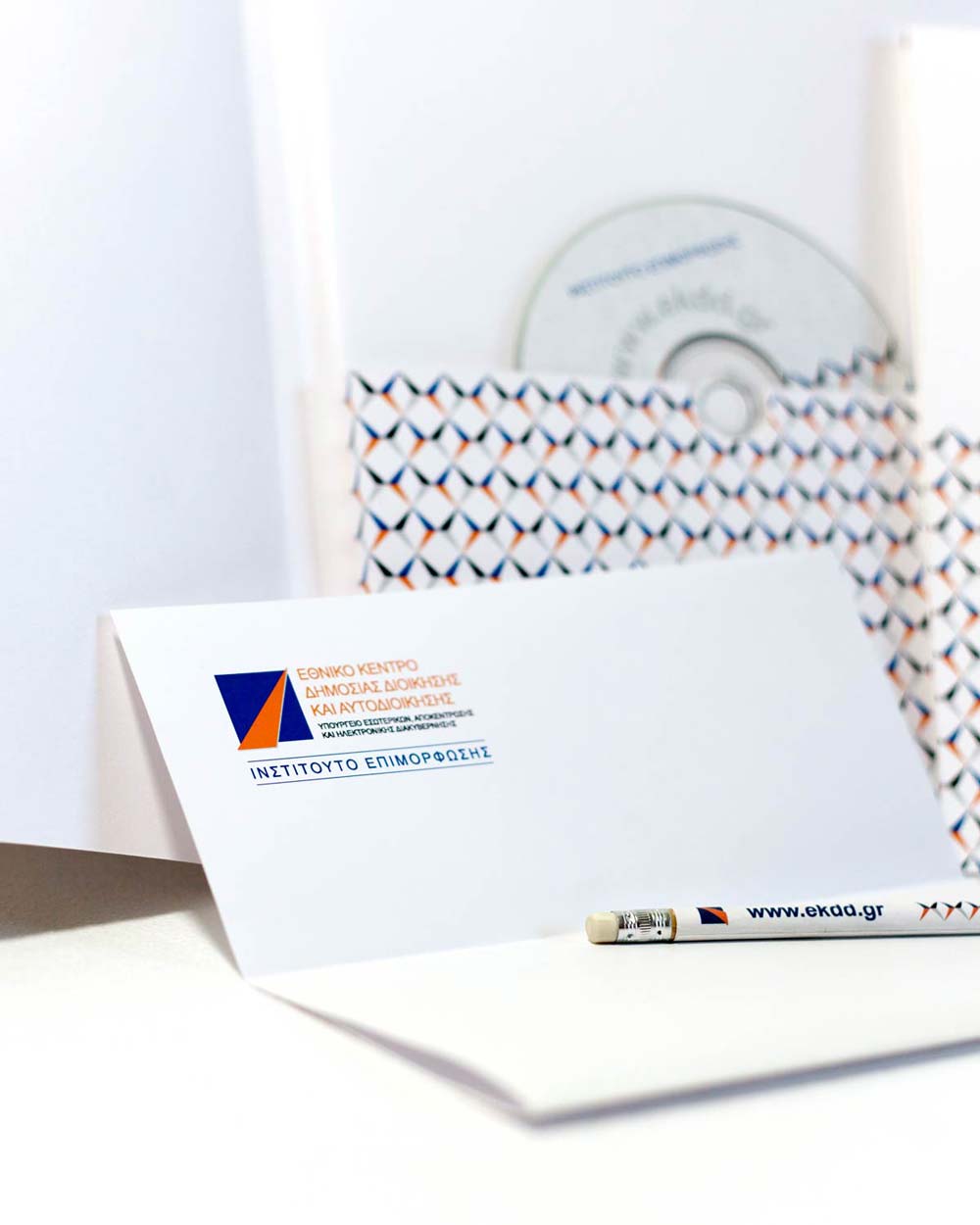 Corporate stationery design with business cards and letterhead for official educational institution. NO IDEA. Branding Graphic Design Agency.
