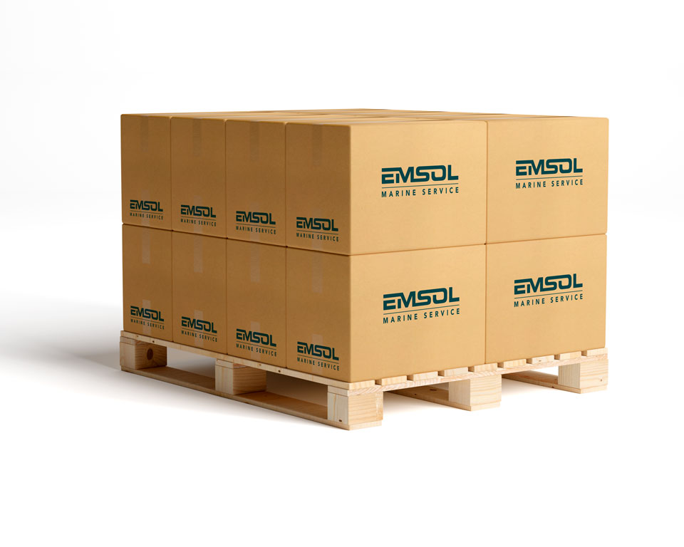 Complete marine company branding package with consistent application of visual identity elements. NO IDEA. Branding Graphic Design Agency.