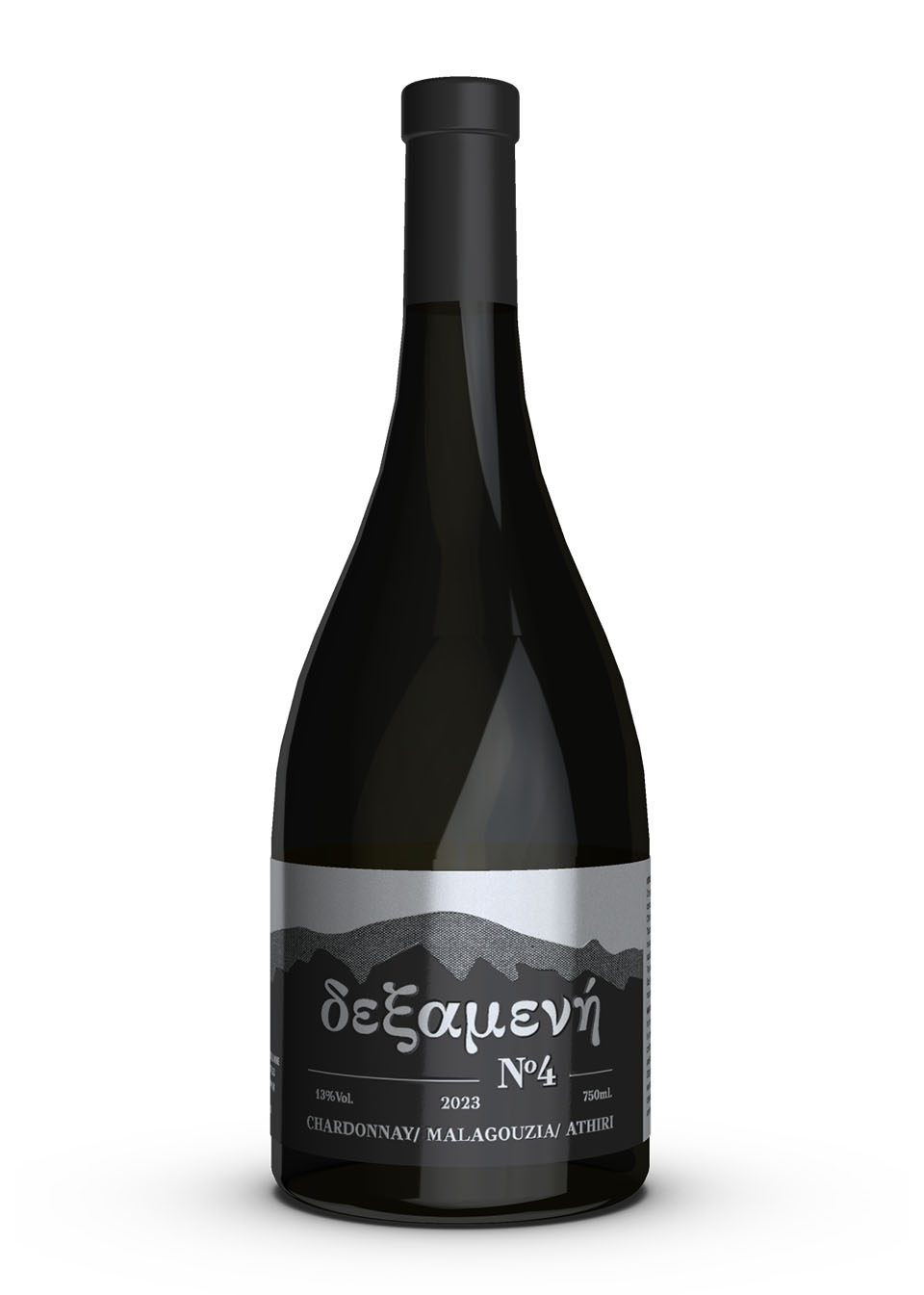 Minimalist varietal wine label design featuring modern typography and clean aesthetic approach. NO IDEA. Branding Graphic Design Agency.